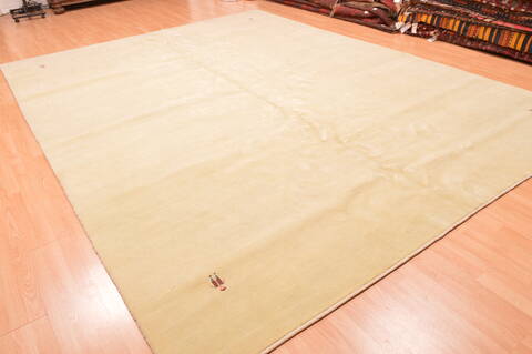 Gabbeh Green Hand Knotted 100 X 134  Area Rug 100-81702 Image 20