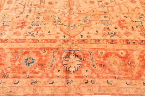 Pishavar Beige Hand Knotted 910 X 124  Area Rug 100-87883 Image 5