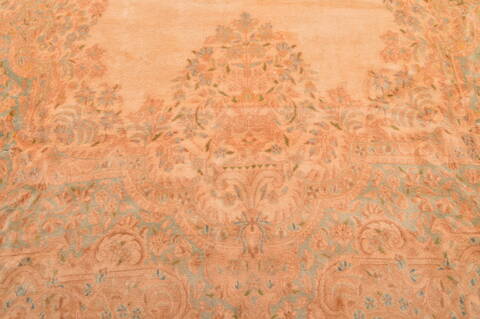 Kerman Beige Hand Knotted 126 X 205  Area Rug 100-87885 Image 18