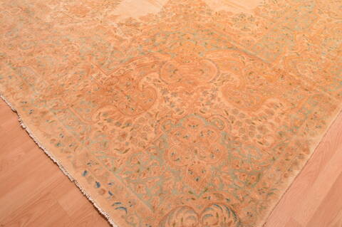 Kerman Beige Hand Knotted 126 X 205  Area Rug 100-87885 Image 1