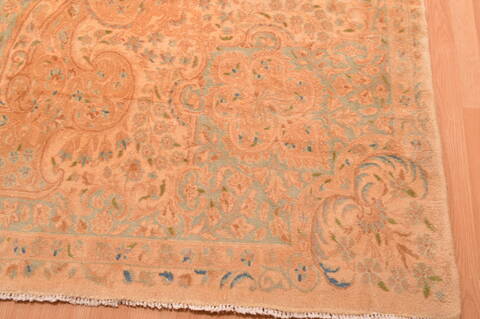 Kerman Beige Hand Knotted 126 X 205  Area Rug 100-87885 Image 2
