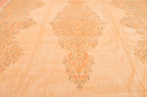 Kerman Beige Hand Knotted 126 X 205  Area Rug 100-87885 Image 4