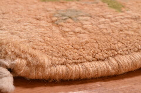 Kerman Beige Hand Knotted 126 X 205  Area Rug 100-87885 Image 9