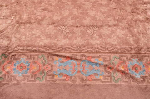 Mahal Brown Hand Knotted 118 X 177  Area Rug 100-89287 Image 18
