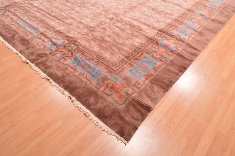 Mahal Brown Hand Knotted 118 X 177  Area Rug 100-89287 Image 20