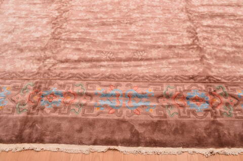 Mahal Brown Hand Knotted 118 X 177  Area Rug 100-89287 Image 22