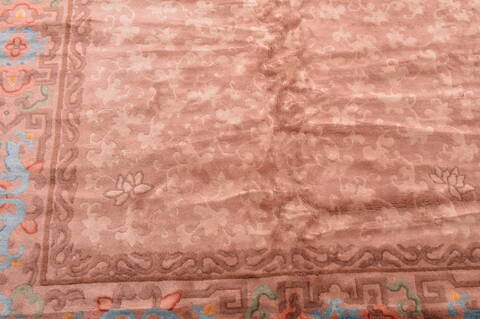 Mahal Brown Hand Knotted 118 X 177  Area Rug 100-89287 Image 23
