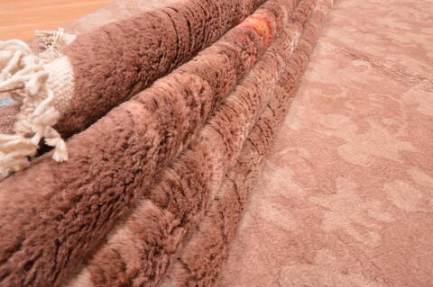 Mahal Brown Hand Knotted 118 X 177  Area Rug 100-89287 Image 5