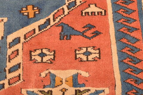Daghestan Red Hand Knotted 64 X 80  Area Rug 100-89764 Image 4