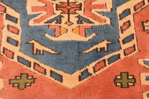 Daghestan Red Hand Knotted 64 X 80  Area Rug 100-89764 Image 5