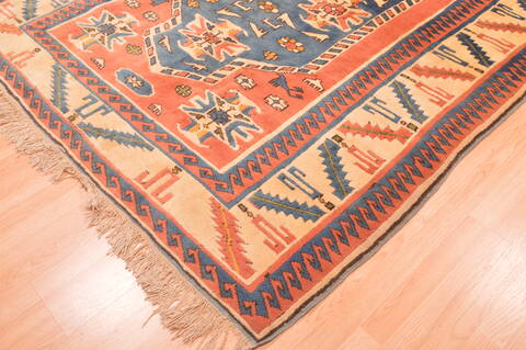 Daghestan Red Hand Knotted 64 X 80  Area Rug 100-89764 Image 7