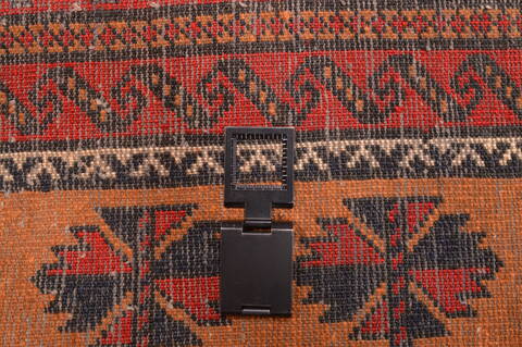 Baluch Beige Hand Knotted 211 X 46  Area Rug 100-89766 Image 10