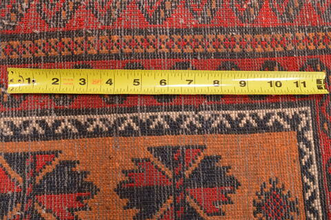 Baluch Beige Hand Knotted 211 X 46  Area Rug 100-89766 Image 9
