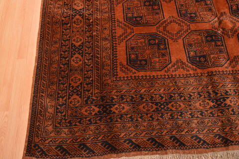 Khan Mohammadi Brown Hand Knotted 68 X 94  Area Rug 100-89774 Image 10