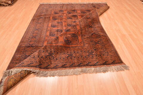 Khan Mohammadi Brown Hand Knotted 68 X 94  Area Rug 100-89774 Image 14
