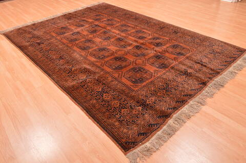 Khan Mohammadi Brown Hand Knotted 68 X 94  Area Rug 100-89774 Image 17
