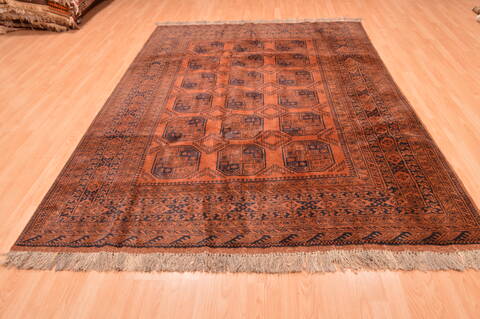 Khan Mohammadi Brown Hand Knotted 68 X 94  Area Rug 100-89774 Image 18