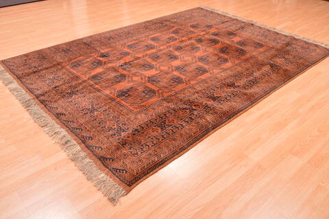 Khan Mohammadi Brown Hand Knotted 68 X 94  Area Rug 100-89774 Image 5