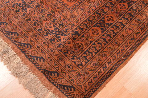 Khan Mohammadi Brown Hand Knotted 68 X 94  Area Rug 100-89774 Image 6