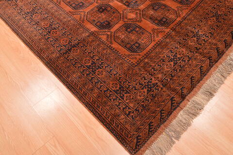 Khan Mohammadi Brown Hand Knotted 68 X 94  Area Rug 100-89774 Image 7