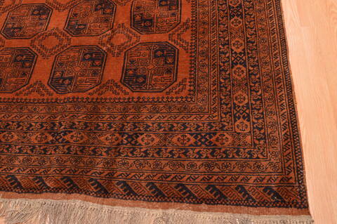 Khan Mohammadi Brown Hand Knotted 68 X 94  Area Rug 100-89774 Image 8