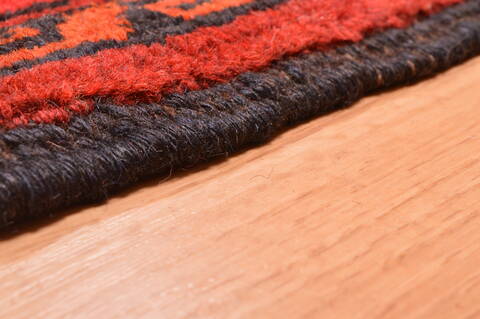 Khan Mohammadi Red Hand Knotted 87 X 108  Area Rug 100-89778 Image 12