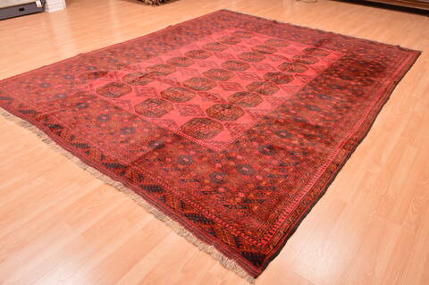 Khan Mohammadi Red Hand Knotted 87 X 108  Area Rug 100-89778 Image 6