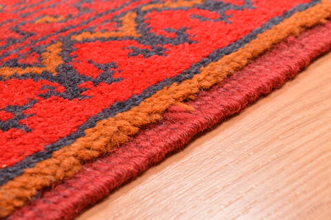 Khan Mohammadi Red Hand Knotted 66 X 99  Area Rug 100-89781 Image 13