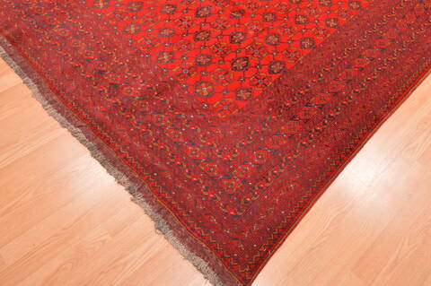 Khan Mohammadi Red Hand Knotted 66 X 99  Area Rug 100-89781 Image 9