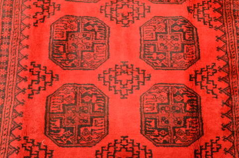 Khan Mohammadi Red Hand Knotted 75 X 104  Area Rug 100-89783 Image 11