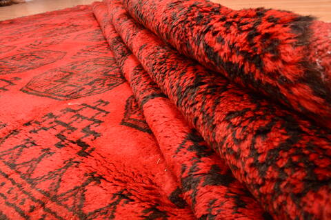 Khan Mohammadi Red Hand Knotted 75 X 104  Area Rug 100-89783 Image 13