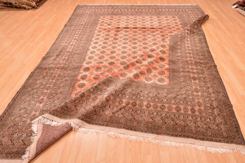 Khan Mohammadi Brown Hand Knotted 80 X 119  Area Rug 100-89784 Image 17