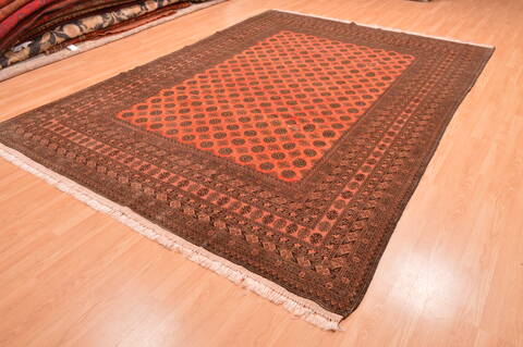 Khan Mohammadi Brown Hand Knotted 80 X 119  Area Rug 100-89784 Image 2