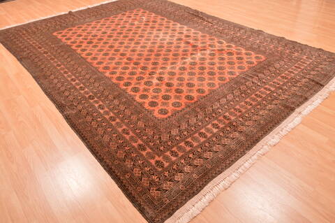 Khan Mohammadi Brown Hand Knotted 80 X 119  Area Rug 100-89784 Image 3