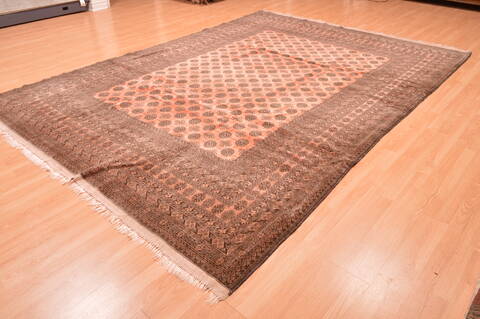 Khan Mohammadi Brown Hand Knotted 80 X 119  Area Rug 100-89784 Image 9