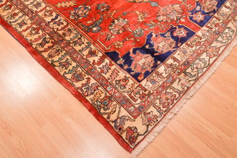 Shiraz Red Hand Knotted 69 X 100  Area Rug 100-89788 Image 12