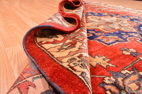 Shiraz Red Hand Knotted 69 X 100  Area Rug 100-89788 Image 15