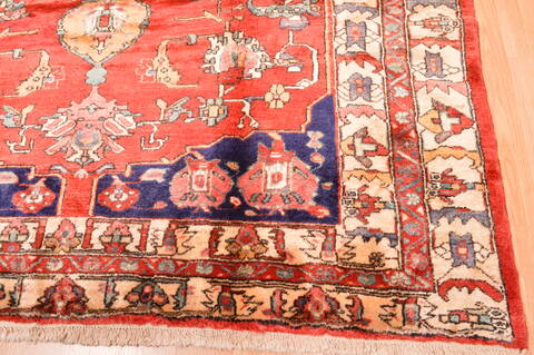 Shiraz Red Hand Knotted 69 X 100  Area Rug 100-89788 Image 9