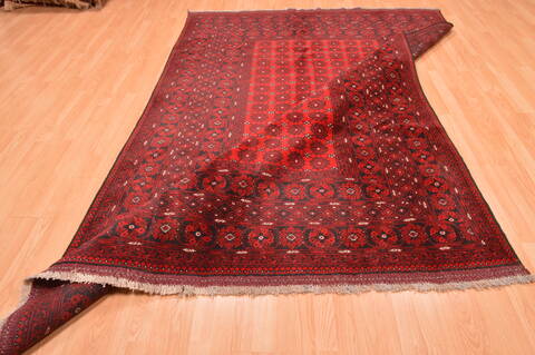 Khan Mohammadi Red Hand Knotted 66 X 95  Area Rug 100-89791 Image 14