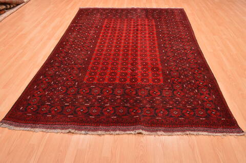 Khan Mohammadi Red Hand Knotted 66 X 95  Area Rug 100-89791 Image 1