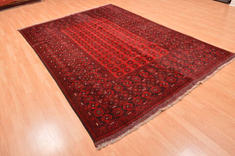 Khan Mohammadi Red Hand Knotted 66 X 95  Area Rug 100-89791 Image 3