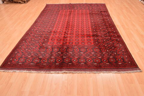 Khan Mohammadi Red Hand Knotted 66 X 95  Area Rug 100-89791 Image 4
