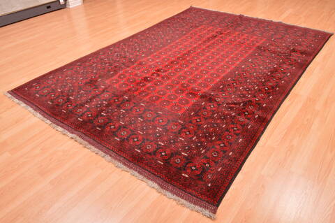 Khan Mohammadi Red Hand Knotted 66 X 95  Area Rug 100-89791 Image 5