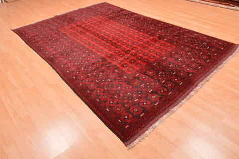 Khan Mohammadi Red Hand Knotted 66 X 95  Area Rug 100-89791 Image 6