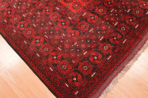 Khan Mohammadi Red Hand Knotted 66 X 95  Area Rug 100-89791 Image 7