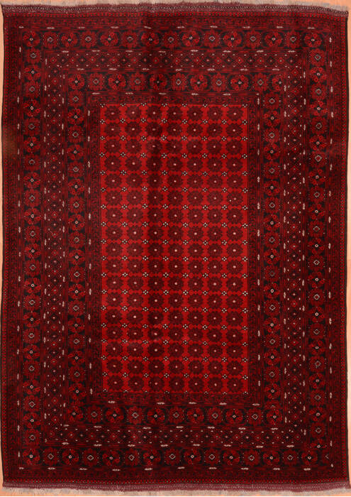 Khan Mohammadi Red Hand Knotted 66 X 95  Area Rug 100-89791 Image 0