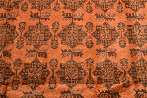 Khan Mohammadi Brown Hand Knotted 82 X 1011  Area Rug 100-89793 Image 10