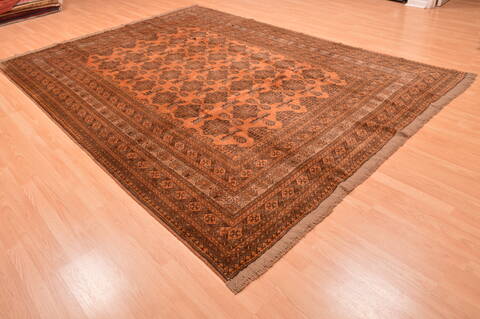 Khan Mohammadi Brown Hand Knotted 82 X 1011  Area Rug 100-89793 Image 3
