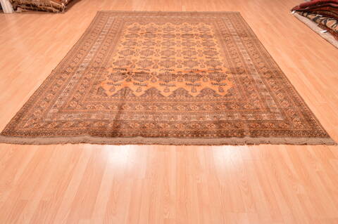 Khan Mohammadi Brown Hand Knotted 82 X 1011  Area Rug 100-89793 Image 4