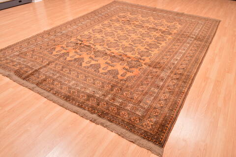 Khan Mohammadi Brown Hand Knotted 82 X 1011  Area Rug 100-89793 Image 6
